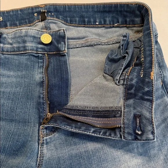 WHBM Women's The Slim Mid Rise Medium Wash Blue Jeans Size 8 - Picture 7 of 14